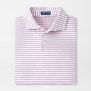 Men’s Peter Millar Crown Crafted Albatross Stripe Cotton Blend Piqué Polo